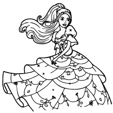 Top free printable barbie coloring pages online