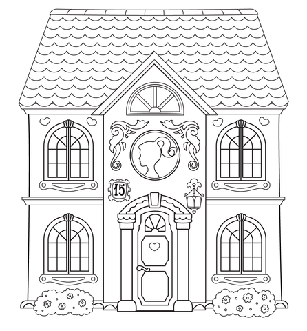 Barbie doll coloring pages free coloring pages