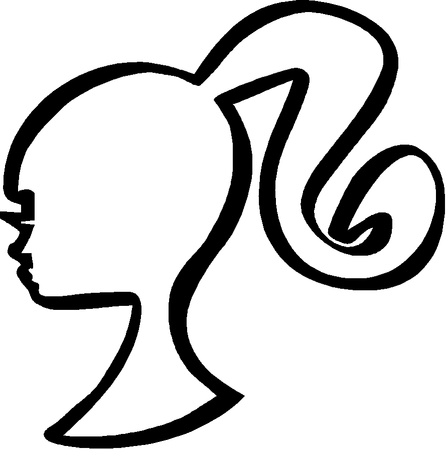 Free barbie silhouette printable download free barbie silhouette printable png images free cliparts on clipart library