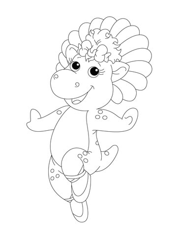Barney and friends coloring pages free coloring pages