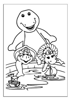 Printable barney friends coloring pages collection artistic adventures