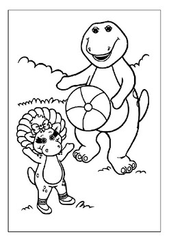 Printable barney friends coloring pages collection artistic adventures
