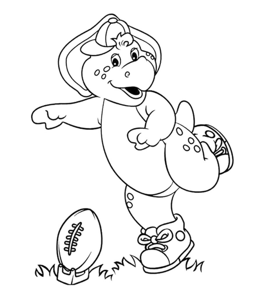 Top free printable barney coloring pages online