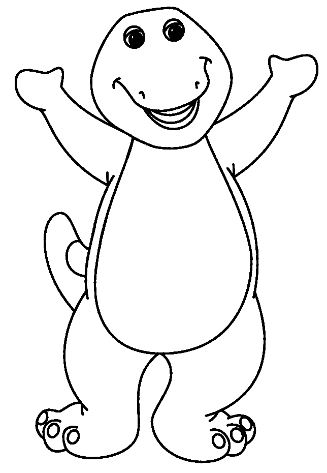 Barney and friends coloring pages printable for free download