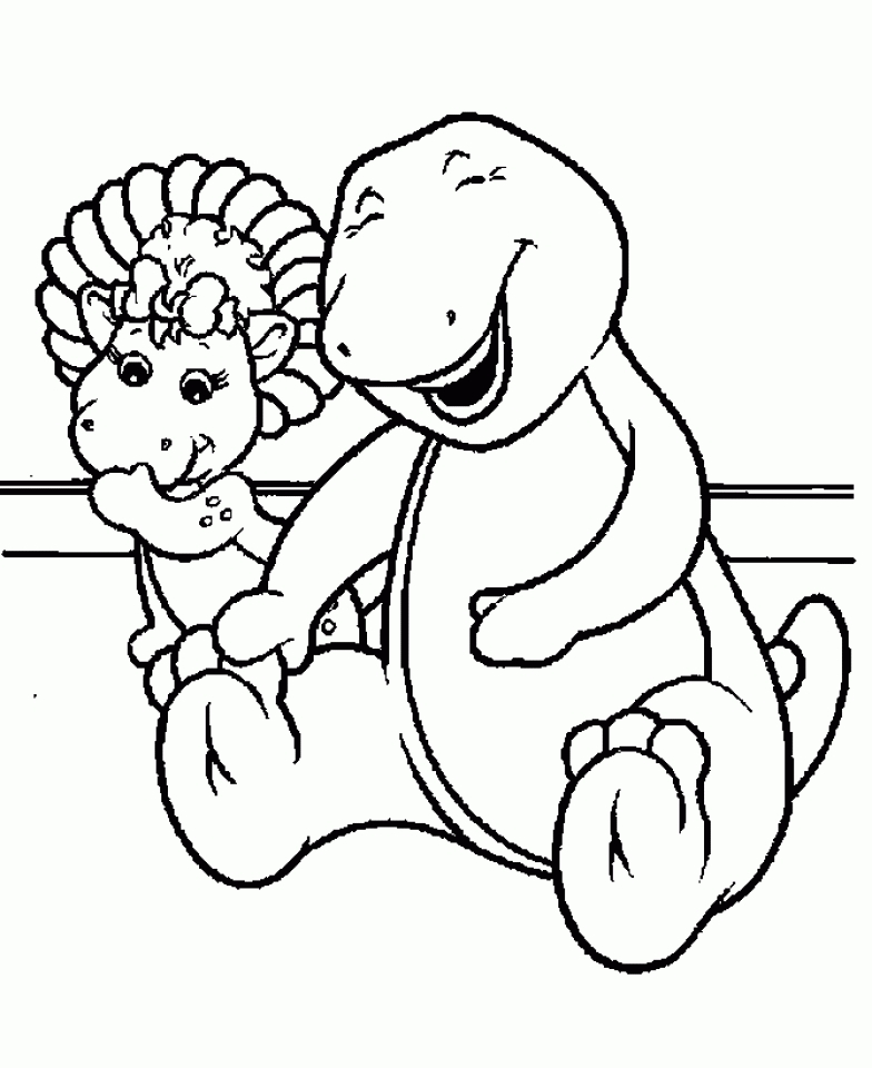 Get this barney coloring pages printable for kids