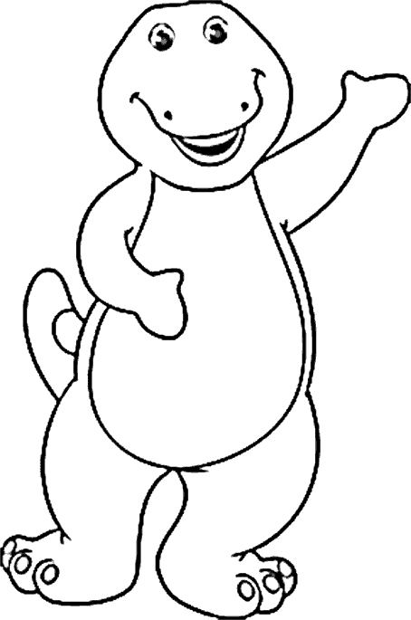Barney and friends cartoons â free printable coloring pages
