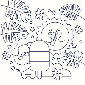 Page ball cap coloring page images