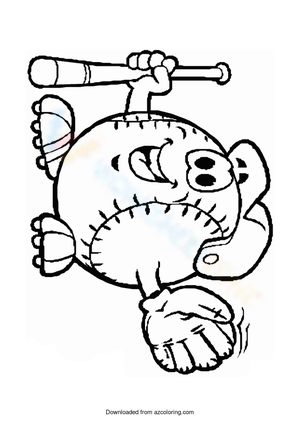 Free collection of baseball coloring pages for kids