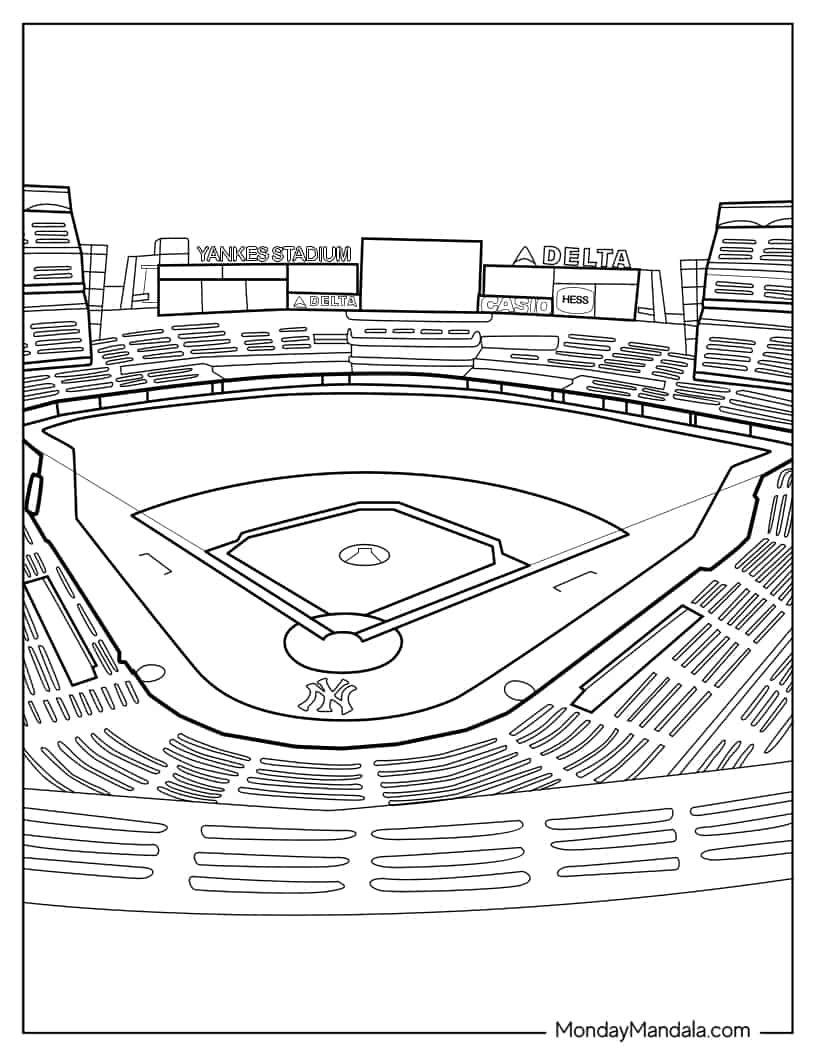 Baseball coloring pages free pdf printables baseball coloring pages coloring pages white poster board