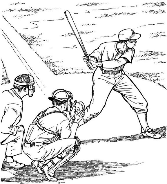 Batter up baseball coloring page purple kitty sports coloring pages baseball coloring pages baseball drawings