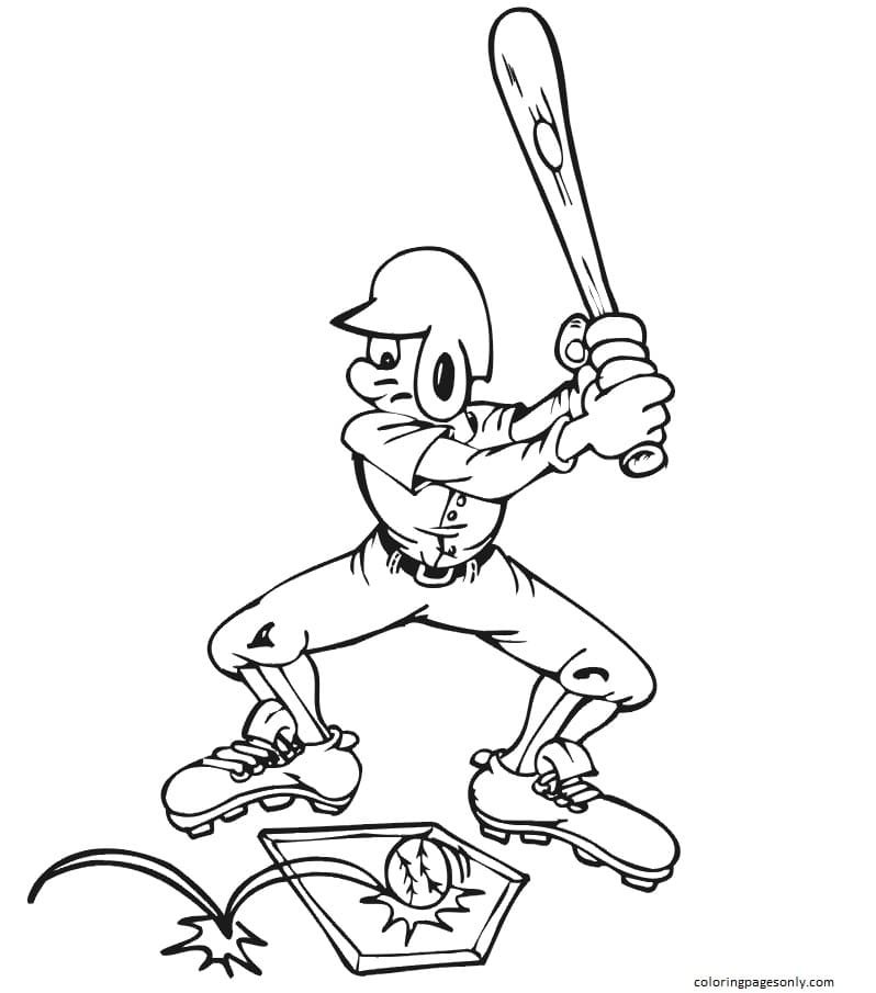 Baseball coloring pages printable for free download