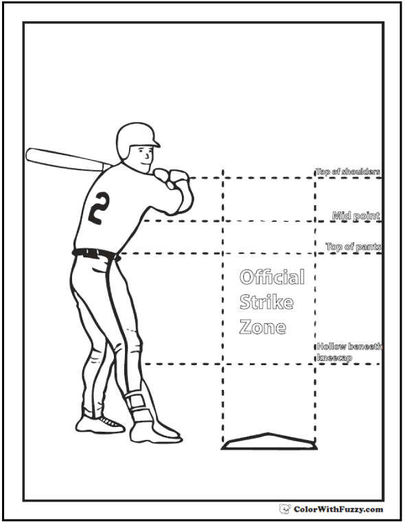 Baseball coloring pages â pitcher and batter sports coloring pages