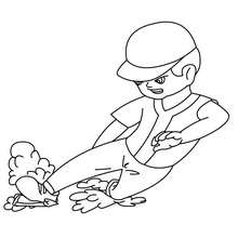 Baseball coloring pages