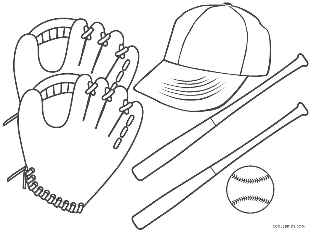 Free printable baseball coloring pages for kids