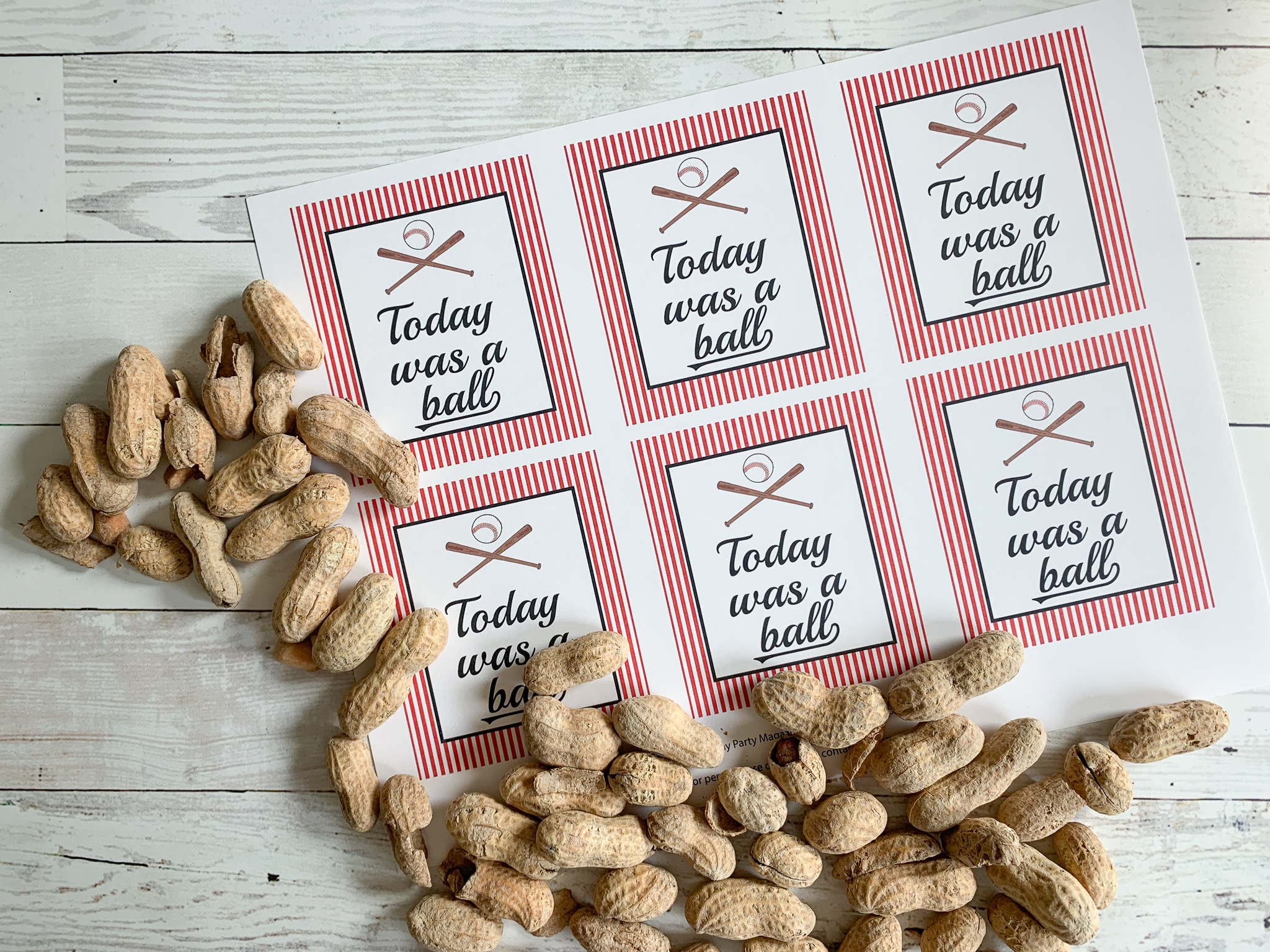 Free printable baseball tags