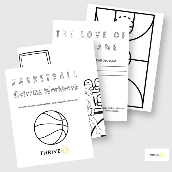Printable basketball coloring pages basketball coloring pages basketball coloring workbook basketball sports psychology skills
