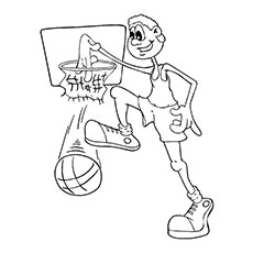 Top free printable basketball coloring pages online