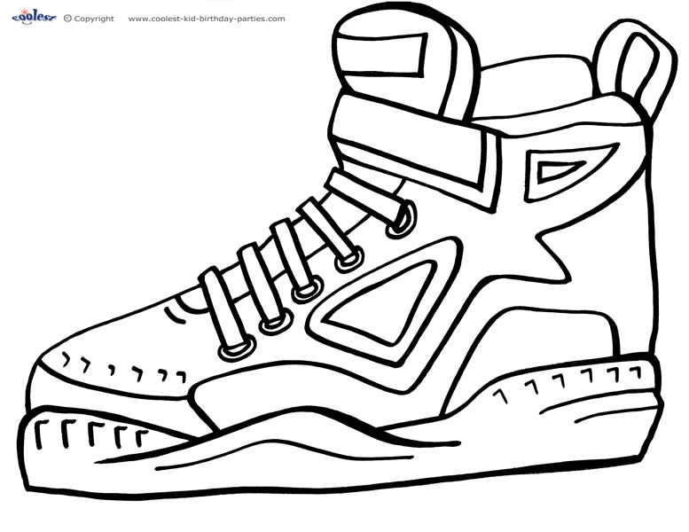 Printable basketball coloring page
