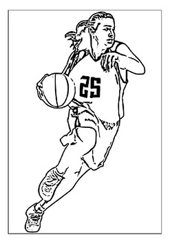Printable basketball coloring sheets collection for fans of all ages pages