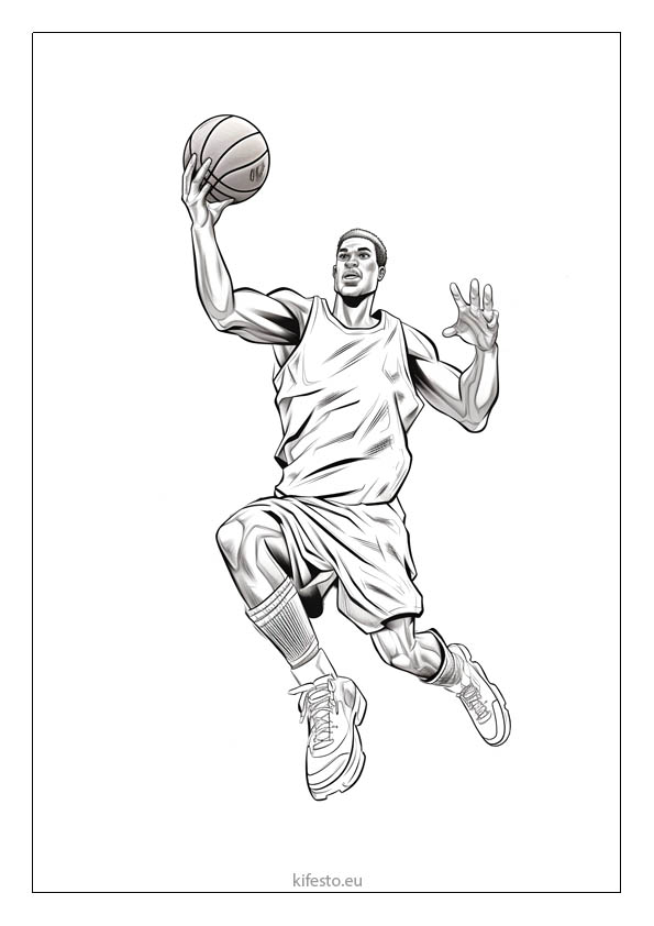 Basketball coloring pages printable coloring sheets