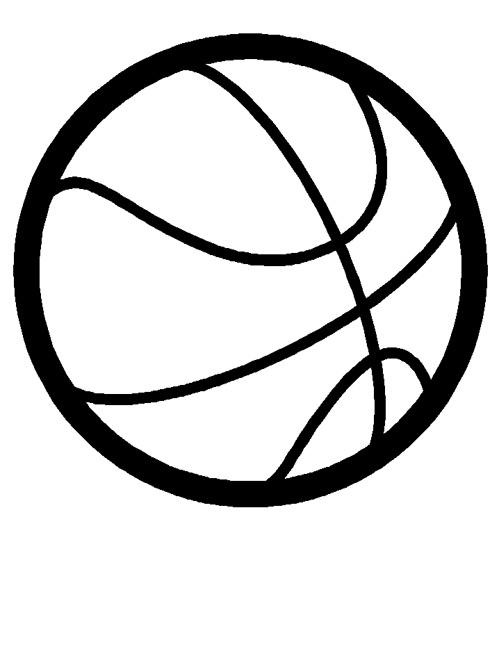 Basketball coloring pages â birthday printable