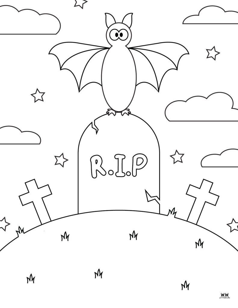Bat templates coloring pages