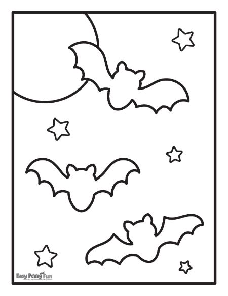 Printable bat coloring pages â sheets