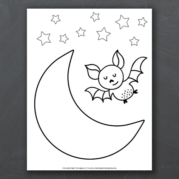 Bat coloring pages