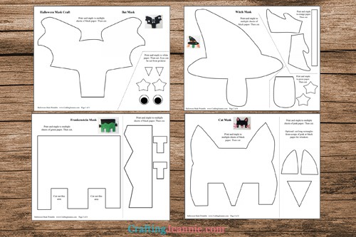 Printable masks no eye holes to cut