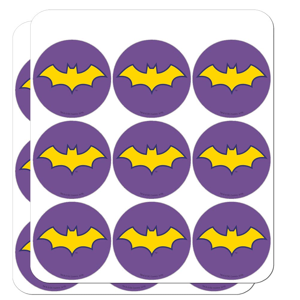 Batman batgirl logo planner calendar scrapbooking crafting stickers