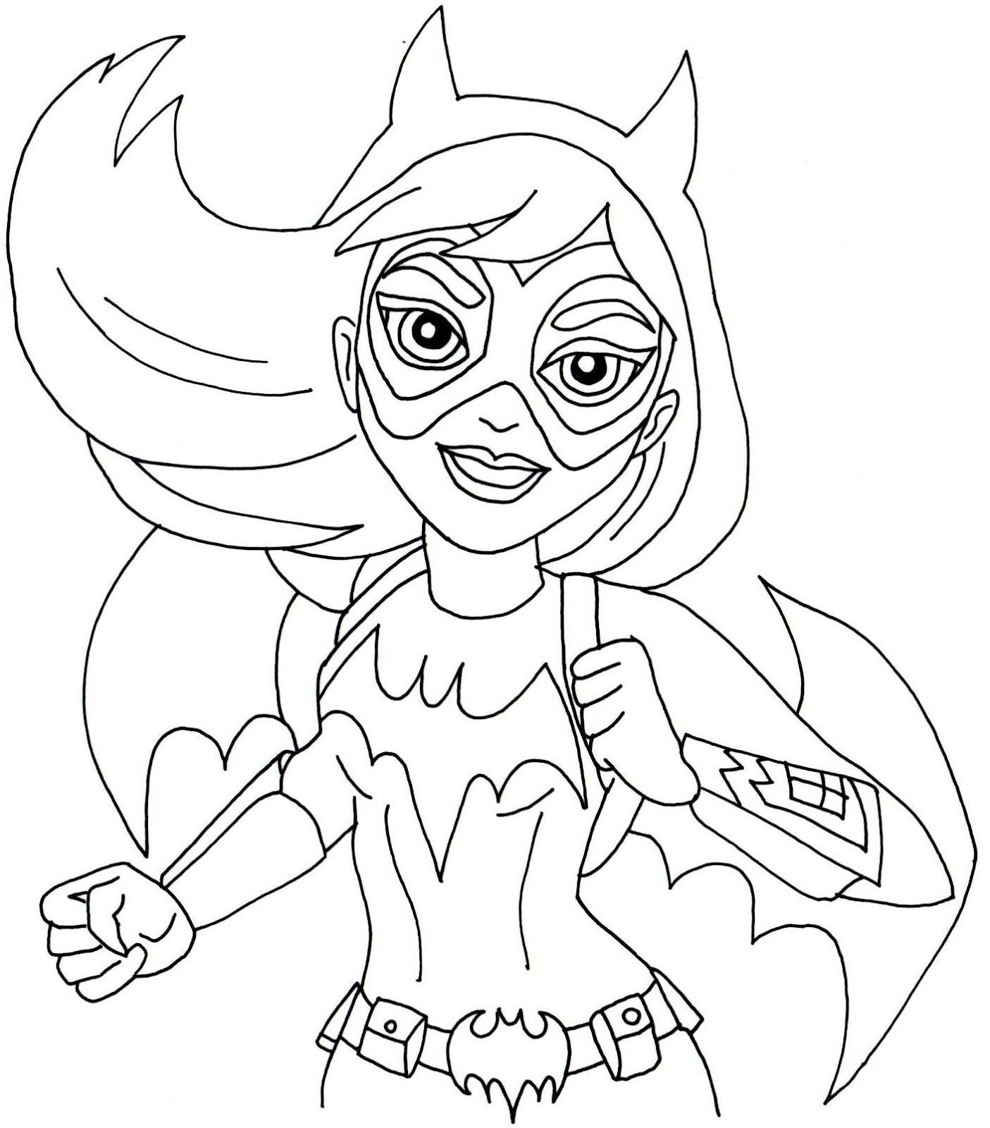 Free printable super hero high coloring page for batgirl wanting for moreâ superhero coloring pages superhero coloring coloring pages for girls