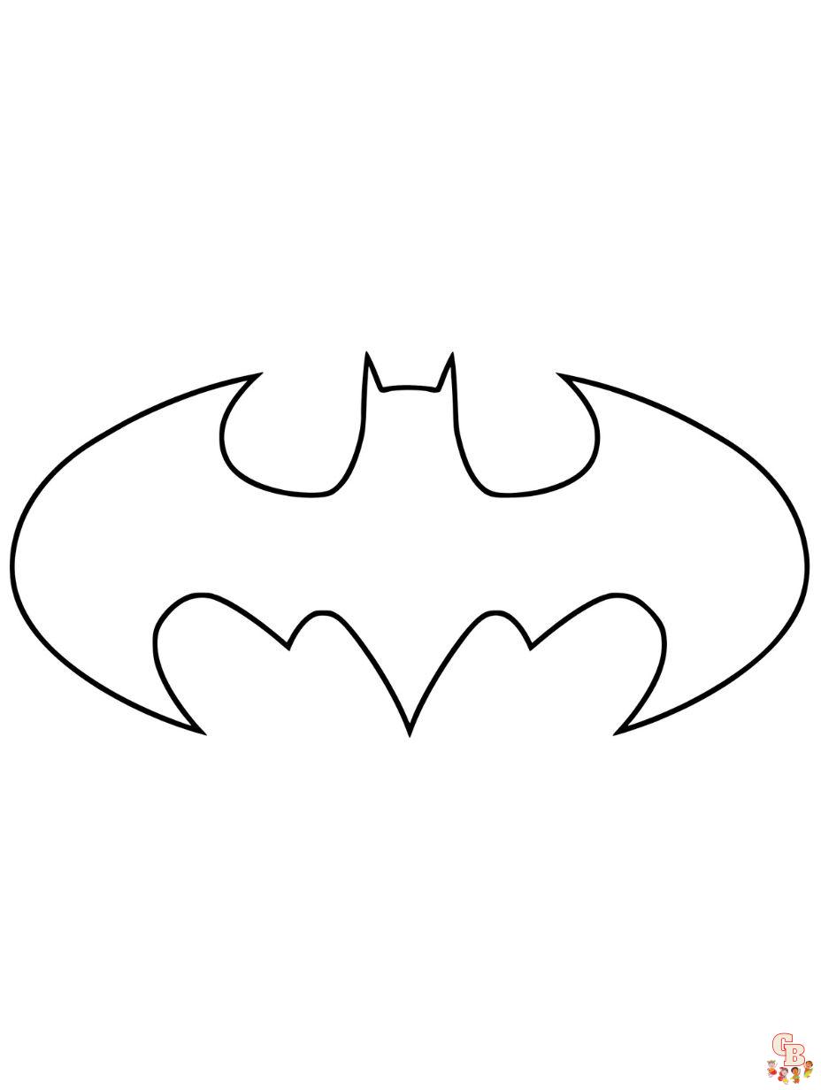 Free printable batman coloring pages for kids