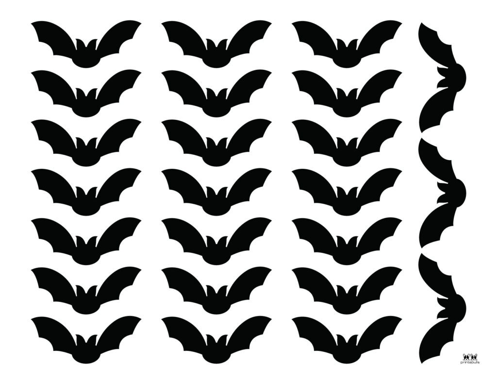 Bat templates coloring pages