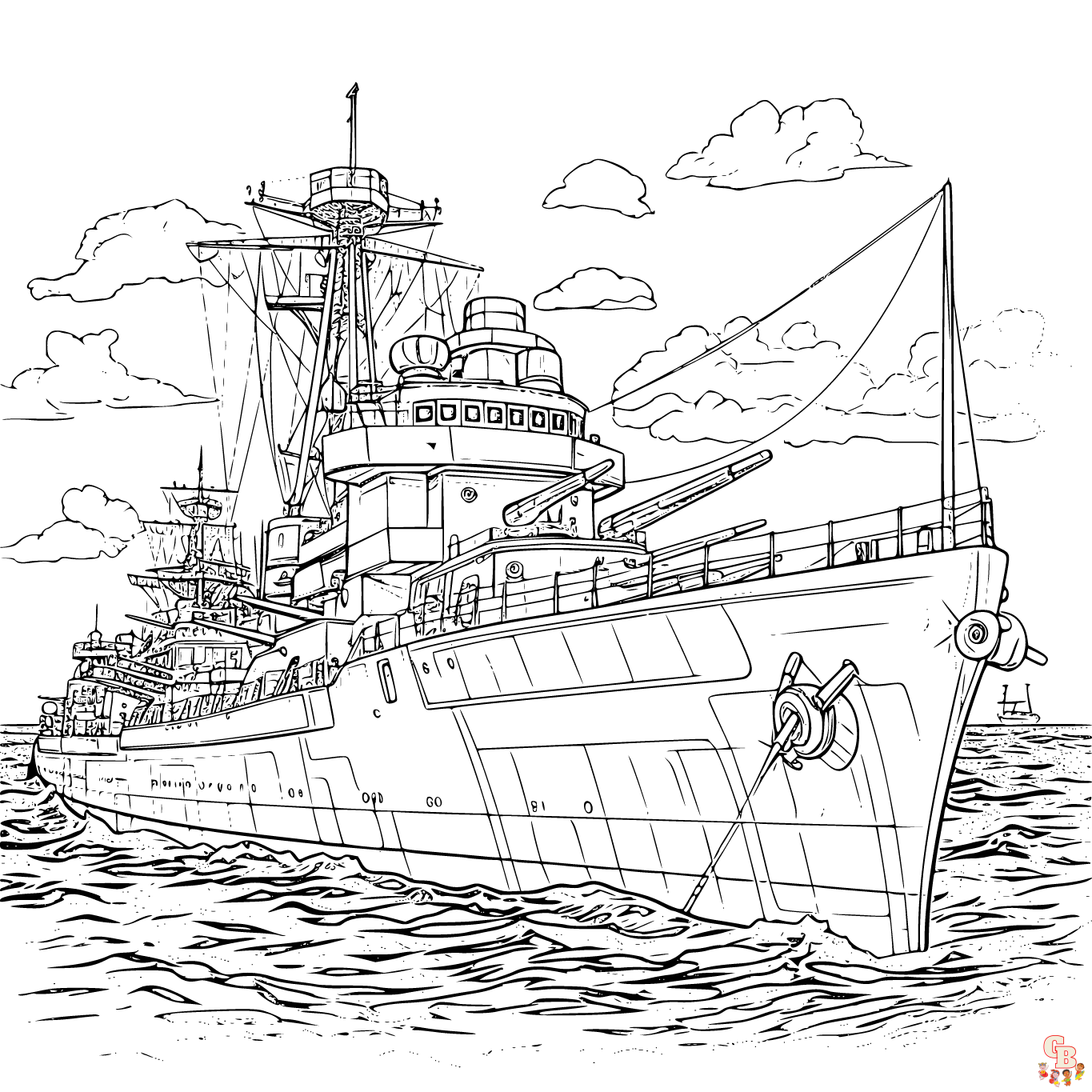 Printable navy coloring pages free for kids and adults