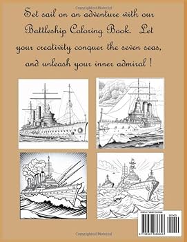 Battleship coloring book military coloring book for adults and teens high quality high detail illustrations perfect for stress relief americas history and ink plume books
