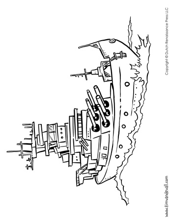 Battleship coloring page â tims printables