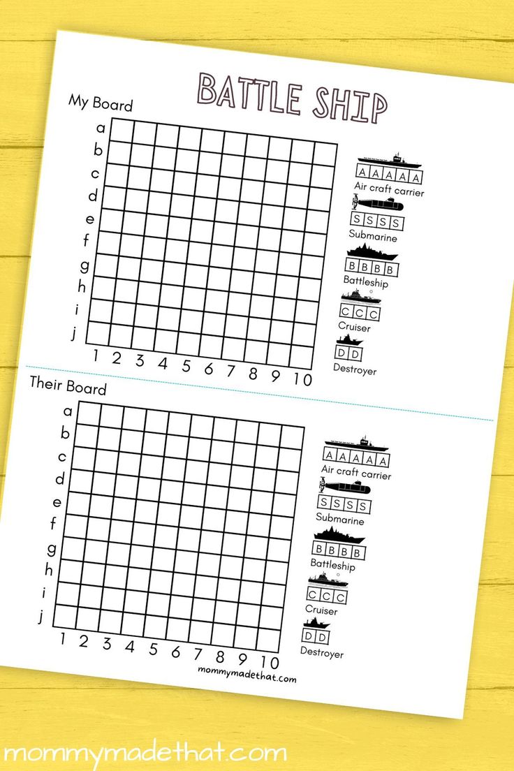 Printable battleship game free printable game boards battleship game printable board games battleship