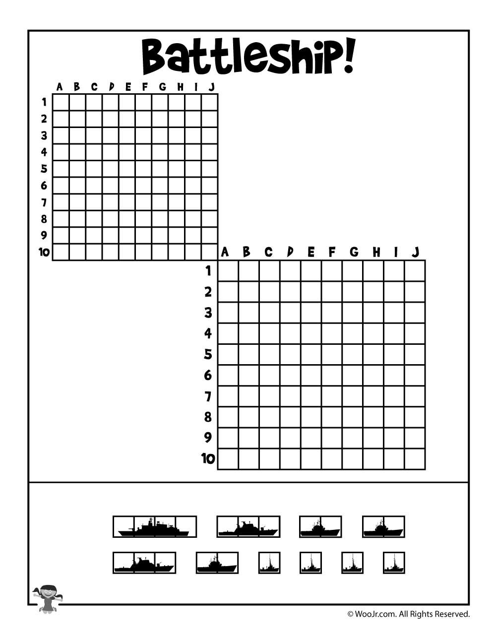 Printable battleship game woo jr kids activities childrens publishing card games for kids battleship game printable board games