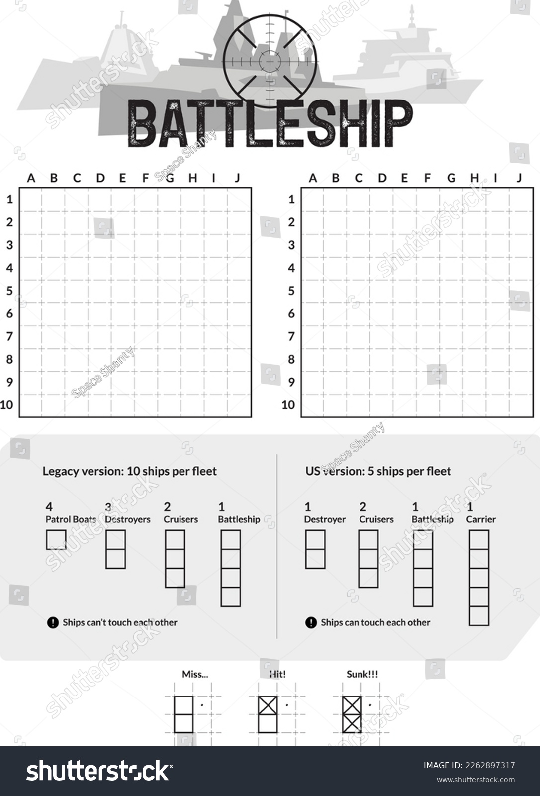 Battleship game royalty