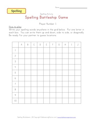 Spelling game