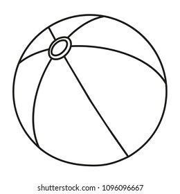 Printable beach ball coloring page images stock photos d objects vectors