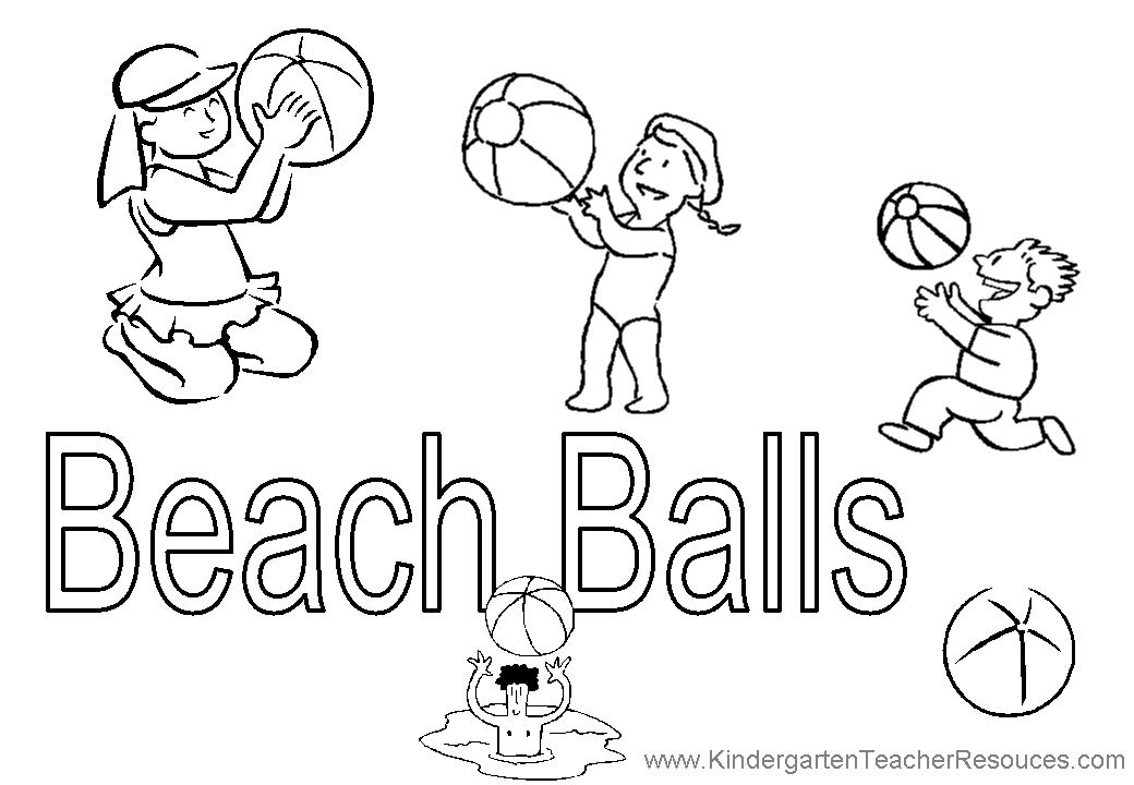 Summer coloring pages