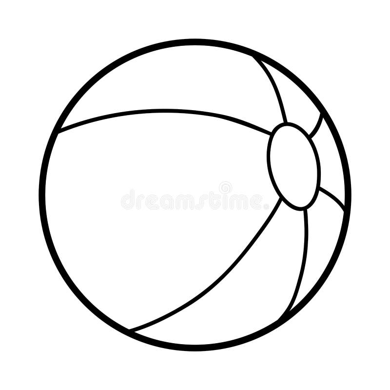 Beach ball coloring page stock illustrations â beach ball coloring page stock illustrations vectors clipart