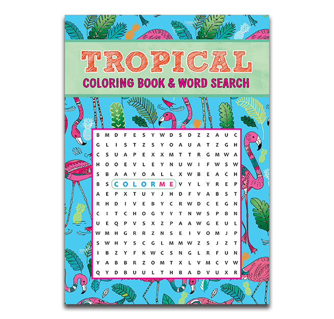 Coloring and word search the perfect bo