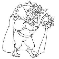 Top free printable beauty and the beast coloring pages online
