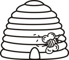 Beehive coloring page ideas coloring pages bee hive coloring pictures