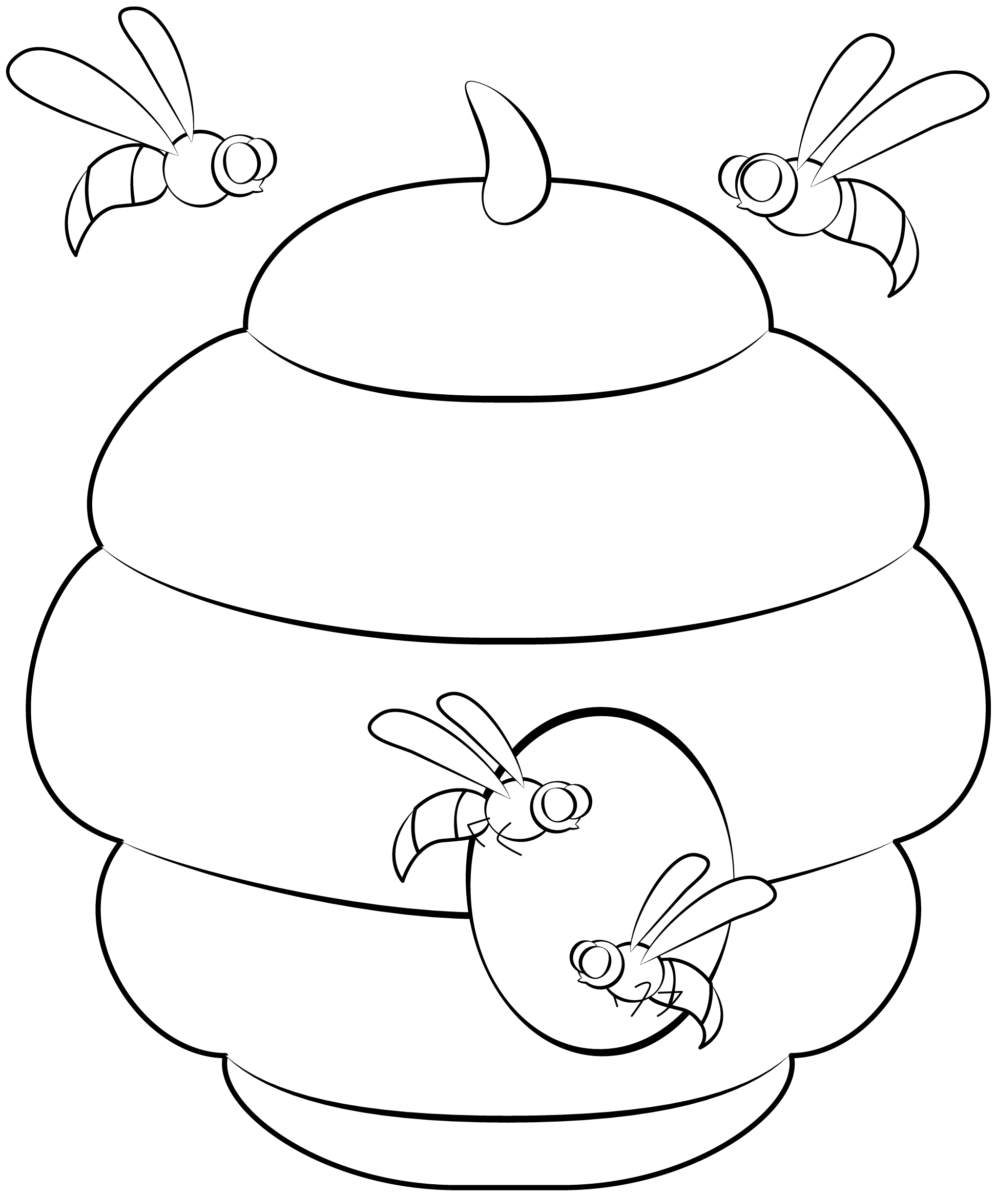 Beehive printable template free printable papercraft templates