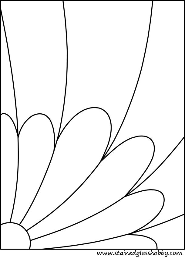 Beginner stained glass patterns printable