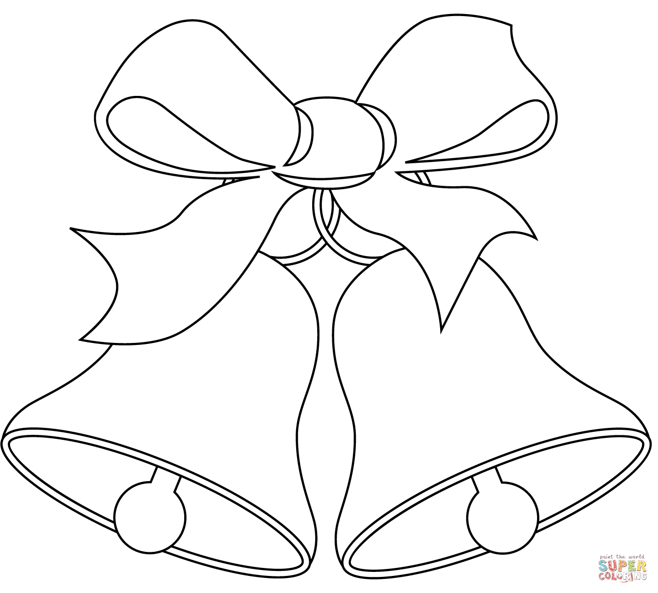 Wedding bells coloring page free printable coloring pages