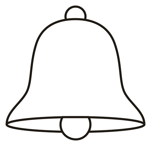 Bell coloring page free printable coloring pages